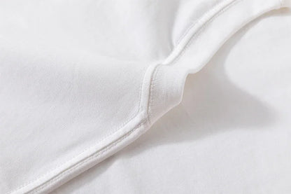 European Size 100% Pure Cotton Custom Men's T-Shirt Front and Back Logo Text Photos, Summer Breathable Short Sleeved Top2025