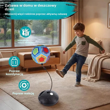 Football Rebound Training Set Kids Sports Toys Outdoor Exercise Parent-child Interaction Soccer Ball Bouncing Rebounding Rope Ship from Germany Fast Delivery