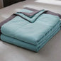 New Double Sided Cooling Blanket Cold Effect Skin-Friendly Conditioning Quilt Breathable Solid Color Cooler Quilt Spring Summer