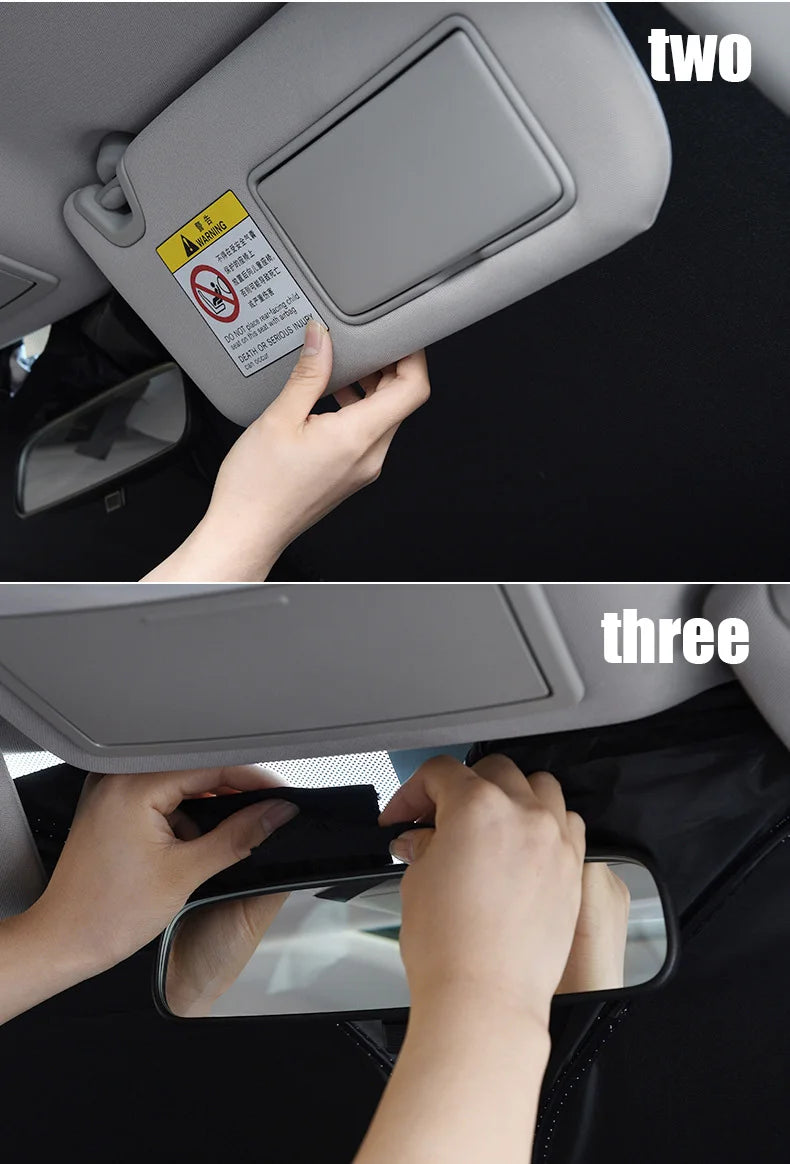 Car Front Window Windshield Sun Shade Cover Summer Sunscreen UV Protector Parasol Sunshade Auto Interior Accessories