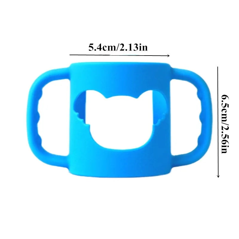 Classic Feeding Bottle Handles Soft Compatible Silicone Baby Nursing Bottles Handles Easy to Carry Handles for Hegen Bottle Size