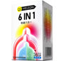 6in1 Warehouse Shipped Condoms 12Pcs/Pack  Intimate Good Sex Products Combining Particles and Threads for Pleasure