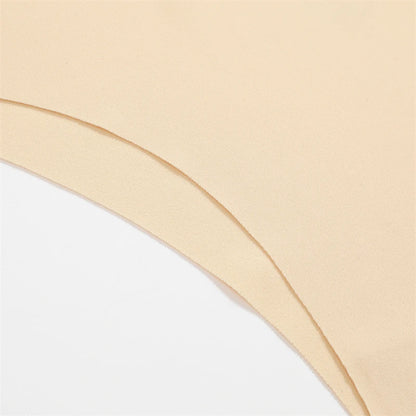 3Pcs Ultra-thin Seamless Silk Underwear Women's Panties Sexy Low-Waist Stretch Bikini Solid Color Briefs Lingerie XS-XXL Fashion