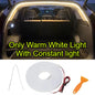 RGB 5M Car Rear Trunk Brighten LED Strip Multifunctional for Waterproof Flexible Light APP Control Connector Plug & Play 12V
