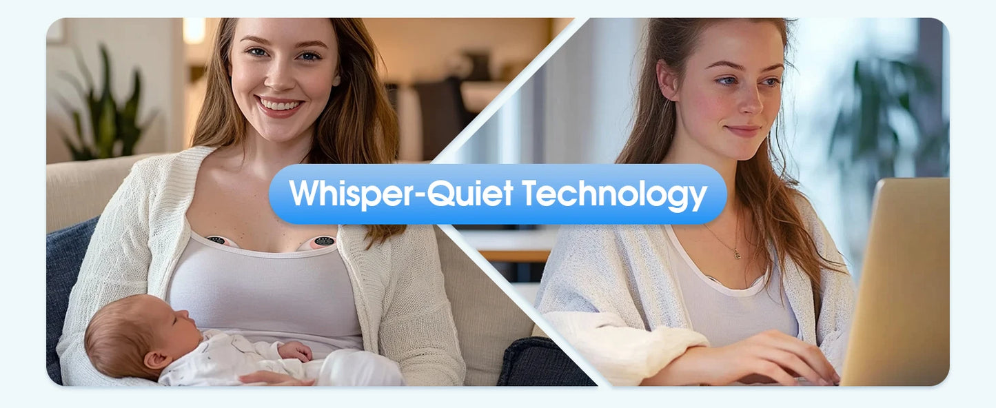 Hands-Free Wearable Breast Pump – Electric, BPA-Free, with Heating & UV Sterilizer | Wireless Upgrade Option