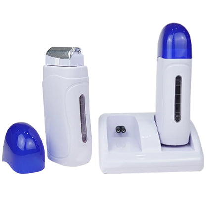 Wax Warmer for Hair Removal Double Depilatory Roll On Wax Heater Mild Home Waxing Machine Suitable for Arm Legs Face Back Armpit