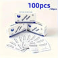 First aid box essential, 75% alcohol swabs 100 pieces per pack, skin wound disinfection and cleaning supplies