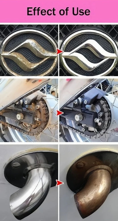 HS68-Car Rust Remover Quick Remover  Exhaust Pipe Rust Removal Spray Cleaning Metal Iron Powder Old Cars To New