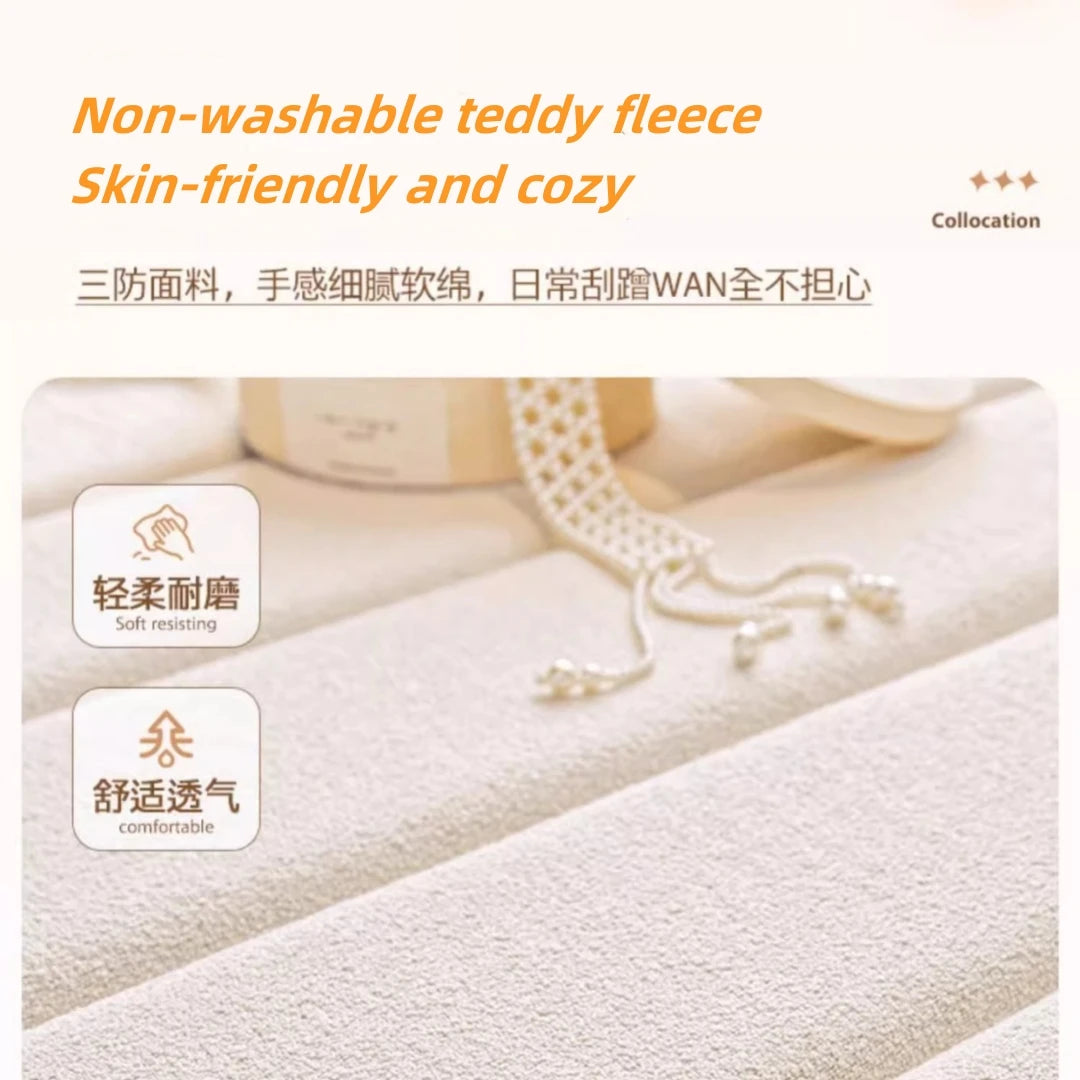 Customized Teddy Sponge Windowsill Cushion 4.5/6.5/9.5 Cm High-Density Sponge Cushion Waterproof Non-Slip Cushion Sofa Cushions