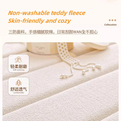 Customized Teddy Sponge Windowsill Cushion 4.5/6.5/9.5 Cm High-Density Sponge Cushion Waterproof Non-Slip Cushion Sofa Cushions