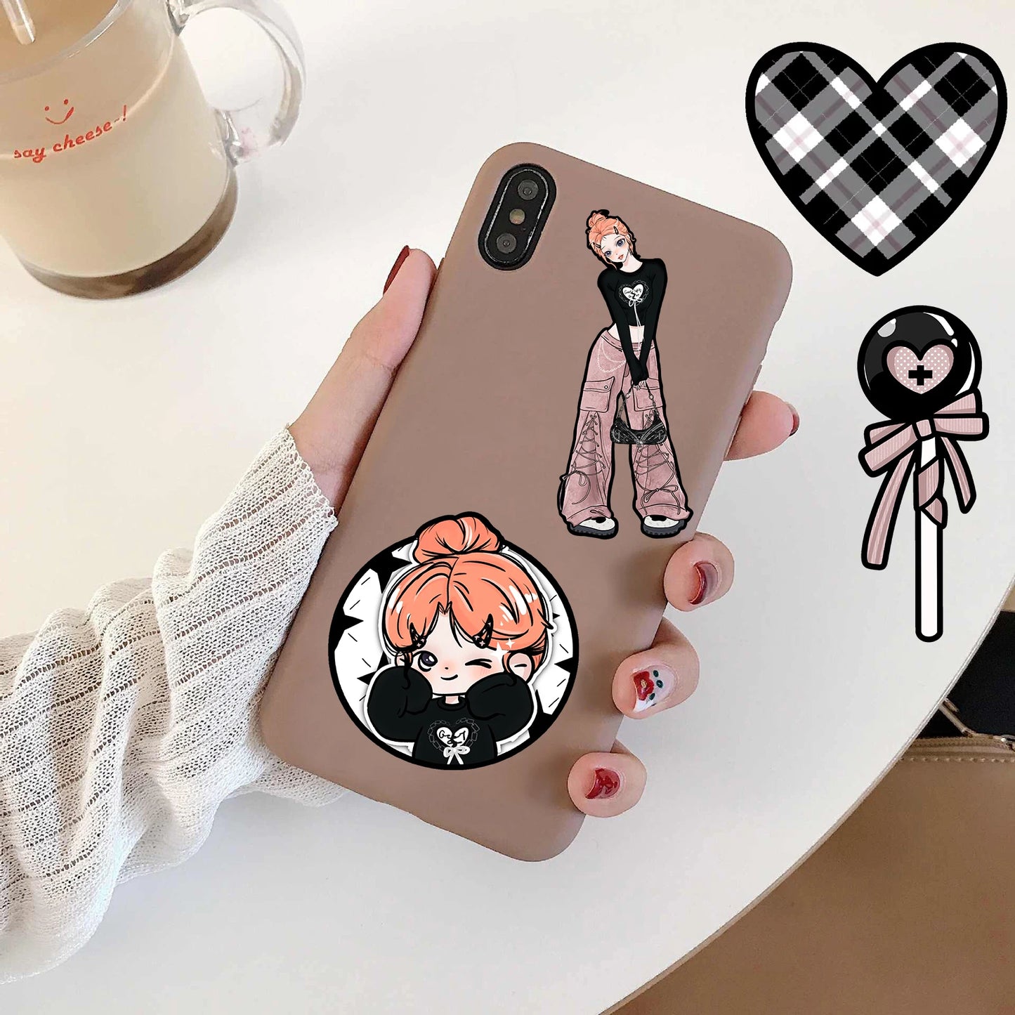 8PCS Digital Circus Collage Nostalgia Aesthetic Motorcycle Laptop Stationery Scrapbook Phone Retro Supplies Graffiti Stickers
