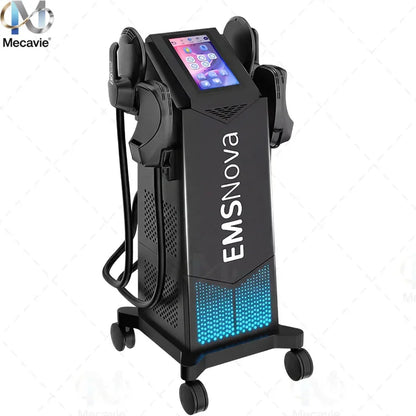 EMS 6500W HIEMT Sculpt 4Handles Non-invasive Fat Loss Muscle Build Butt Lift Skin Tighten Contour Machine 200HZ Peach Butt