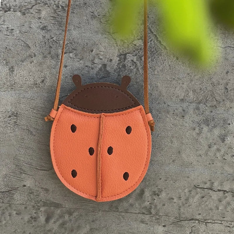 Cartoon Cute Kids Mini Bags for Toddler Girls Pumpkin / Pear / Ladybug Crossbody Bag Kawaii Baby Children's Small Handbags Gift