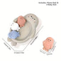 Baby Bath Toys Floating Hippo Seal Animal Family Water Play Set Toddler Bathtub Shower Fun