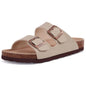 Shevalues Men's Suede Clogs Soft Leather Mules Men New Summer Men Cork Sandals Comfort Slip On Unisex Clogs With Arch Support