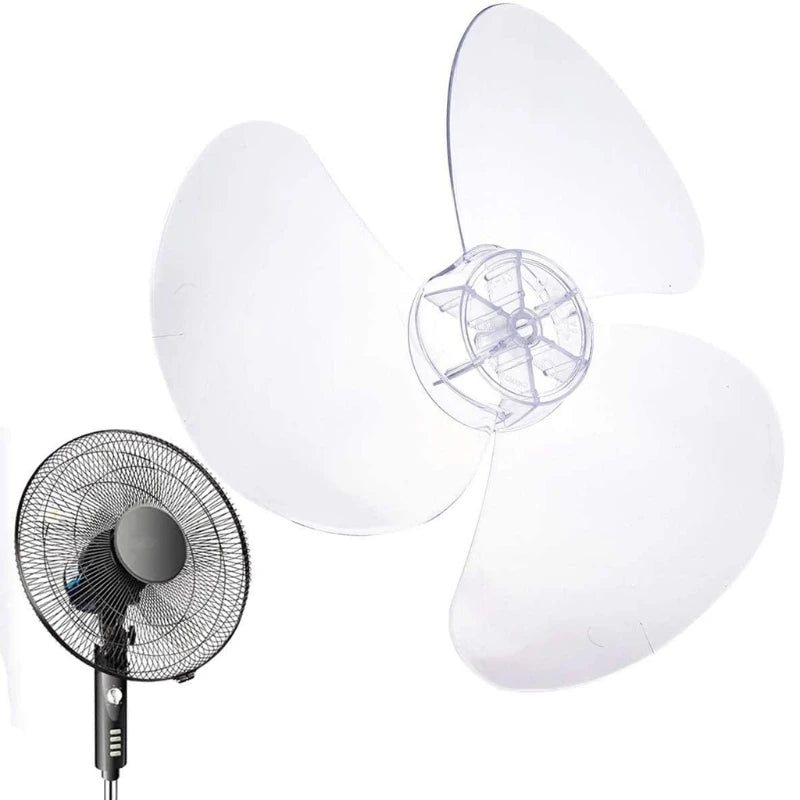 Big Wind 11/12/16inch Plastic Fan Blade 3 Leaves Stand/Table Fanner Accessories