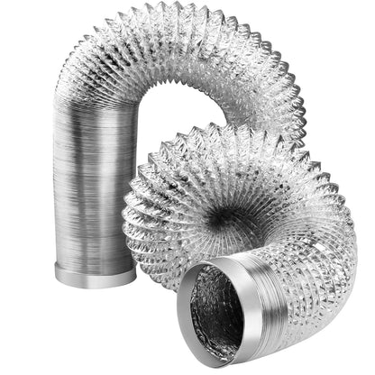 80-200mm Ventilator Pipe Aluminum Air Ventilation Hose Flexible Exhaust Duct for Bathroom Kitchen System Vent Tube Accessories