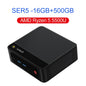 Beelink SER5 Max AMD Ryzen7 7735HS SER3 R3 3200U R5 5500U 5625U DDR4 16G RAM 500G Mini PC Support WiFi6 Type-C Desktop Computer