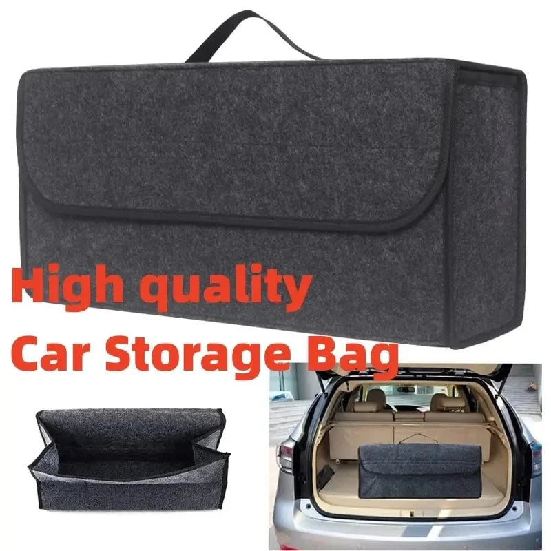1 Fabric Pack Car Trunk Organizer Foldable ergonomic handle for SUVs/sedans/trucks durable fabric