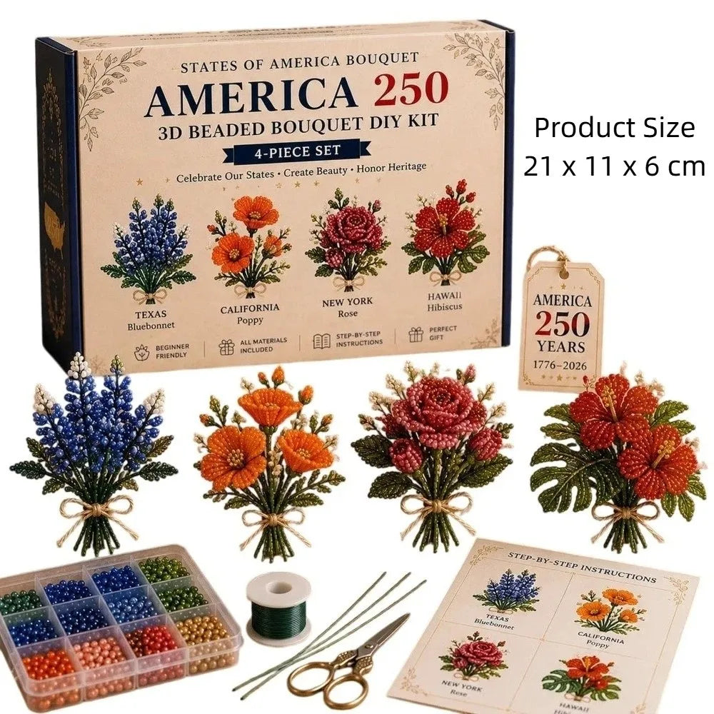 New Creative 3D Animal Bead Kit Mini Size Farm & Sea Animals Animal Crafting Set Bead Craft Pets Beading Set DIY Activity