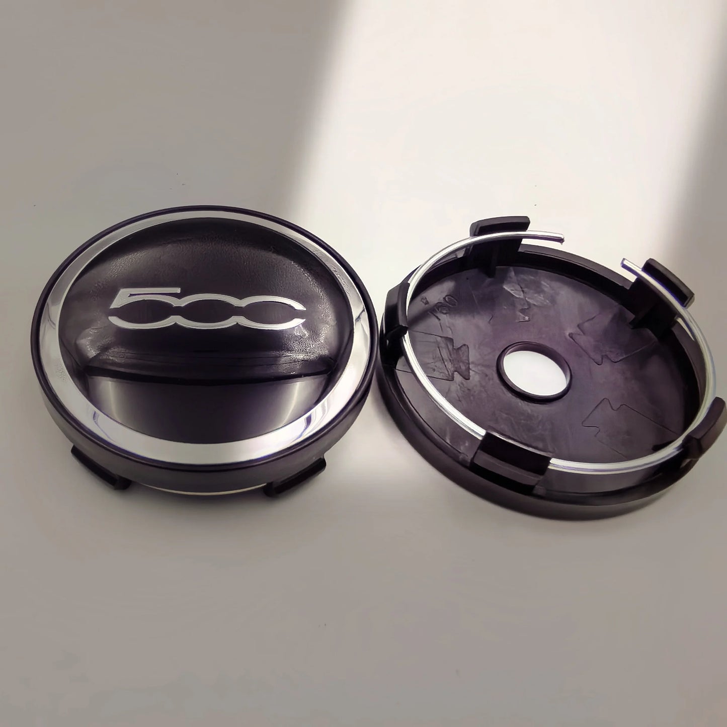 4pcs Fiat 500 Abarth Lancia Car Wheel Center Hub Cap Car Wheel Center Caps Hubcap Cover 60mm