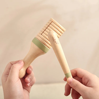 Children's Montessori Toys Baby Sensory Sound Stimulation Toy Baby's Musical Instrument Wooden Cartoon Animal Xylophone Toy Gift