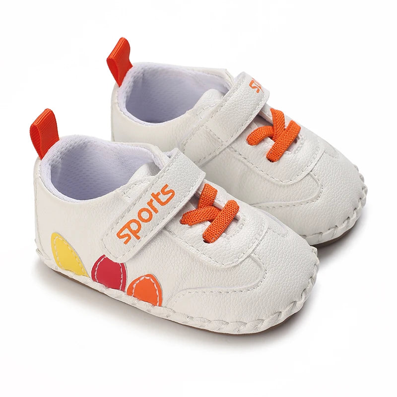 White Baby Shoes Casual Fashion Christening Baptismal FirstWalker Gentleman Baby Boy Shoes Sneakers