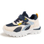 Kid Sneakers Sport Shoes for Boys Fashion Leather Children Breathable Mesh Comfort Shoes Casual Walking Outdoor Running Shoes