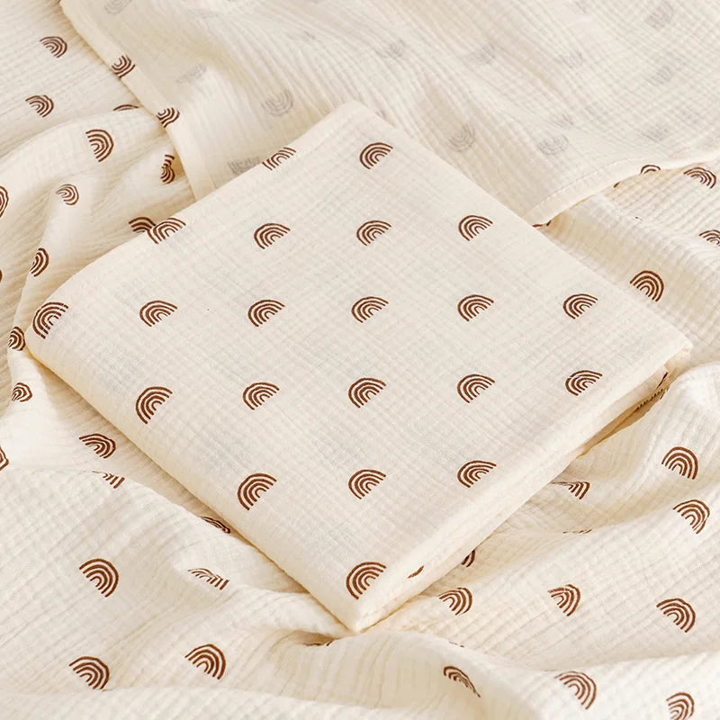 Newborn Baby Cotton Blanket Summer Bedding Babies Stuff  Throw Blanket Muslin Squares Receiving Blanket