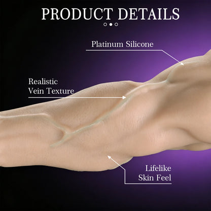 5 Sizes Huge Anal Plug Thick Arm Buttplug Silicone Suction Cup Veins Texture Palm Dildo Adult Sex Toy For Women Gay Masturbation
