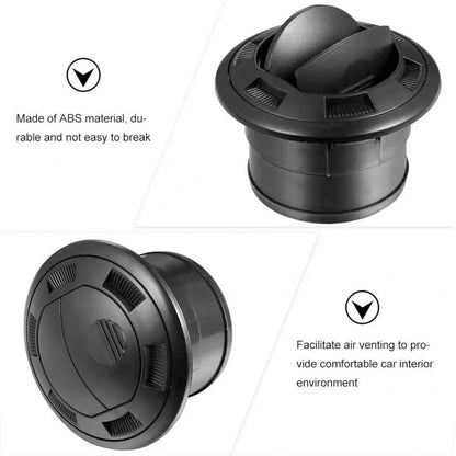 Universal 10cm 2.76 Inch Round Car Air Outlet Vent for RV Bus Boat Yacht Auto Replacement Parts Air Conditioning Vent Grille