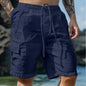 Men Loose Cargo Shorts With Pockets Fashion Beach Streetwear Sports Casual Shorts Running Short Pants