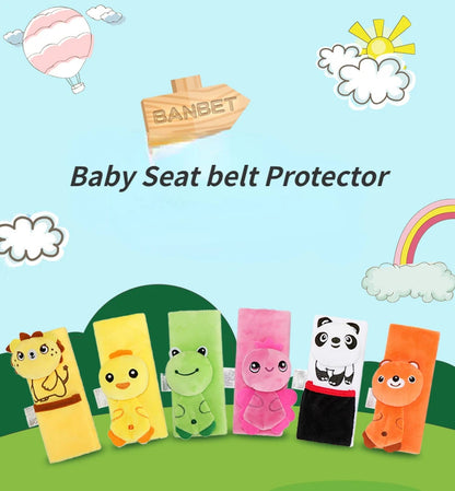 Baby Stroller Seat Belt  Cover Baby Car Seat Belt Cushions Pads Pram Accessories Baby Neck Pad Protector