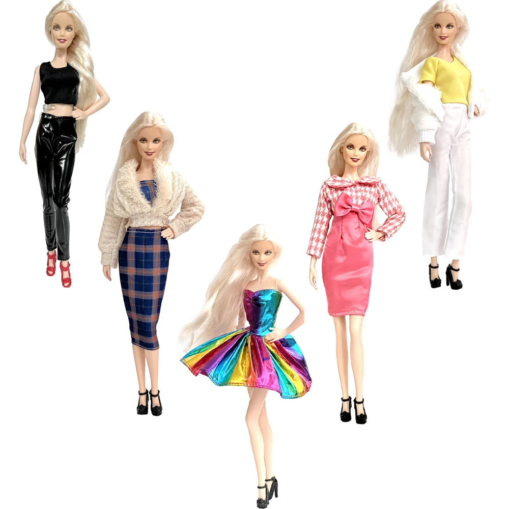 NK 1/6 Doll Princess Dress For 11.5 Inch Doll Clothes For 29CM Dolls Accessories Fashion Outfits Wear Casual Dress Gift Toy JJ