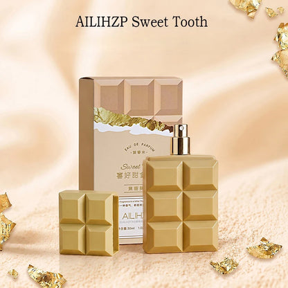 Sweet Chocolate Unisex Perfume 100ml Sweet Fragrance Long-lasting Scent Body Spray Creative Design Must-have For Daily Commutes