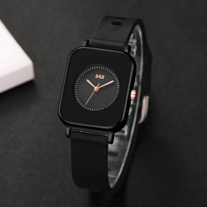 Fashion Rectangle Women Watches Casual Silicone Band Sports Watch Reloj Mujer Girls Clock Gift