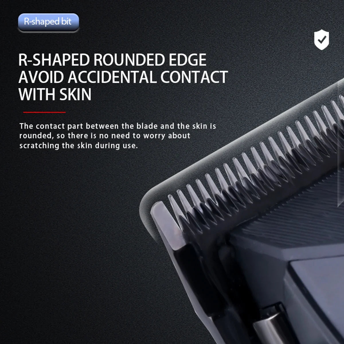 Kemei KM-1856 Professional Hair Clipper LED Display Cordless USB Interface Professional Men's Haircut Machine Hair Cutting