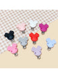10pcs Silicone Cartoon Pacifier Clips Food Grade Silicone DIY Baby Teether Toy Necklace Pacifier Chain Dummy Clips
