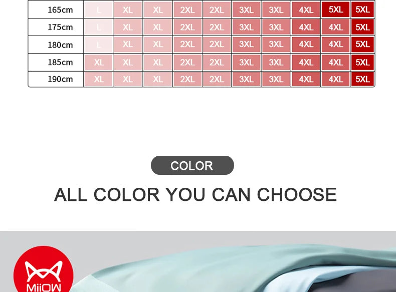 MiiOW 3Pcs Ice Silk Men Underwear Mens Underpants Graphene Antibacterial Crotch Men's Panties Breathable Man Boxers Briefs L-5XL