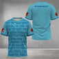 Men's outdoor hiking T-shirt 3D printed design rock climbing cross-country running Drifit camping clothes fashionable