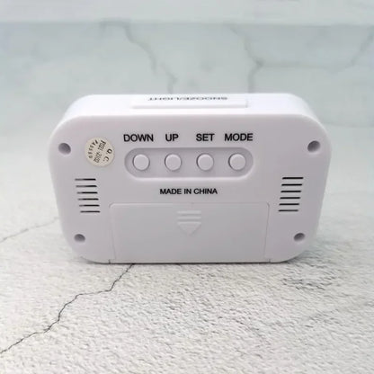 Led Digital Alarm Clock with Light Sensor, Luminous Display, Snooze, Mute, Calendar, Backlight, Always-On Desktop Table Clock