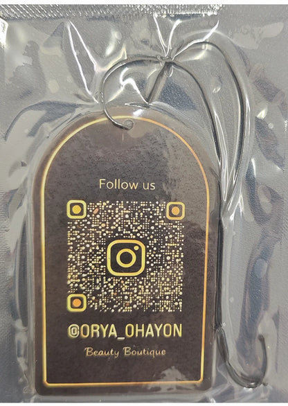 Custom Car Air Freshener Personalized Hanging Scented Paper Odor Eliminator Long Lasting Fragrance for Car Interior Decor Gift