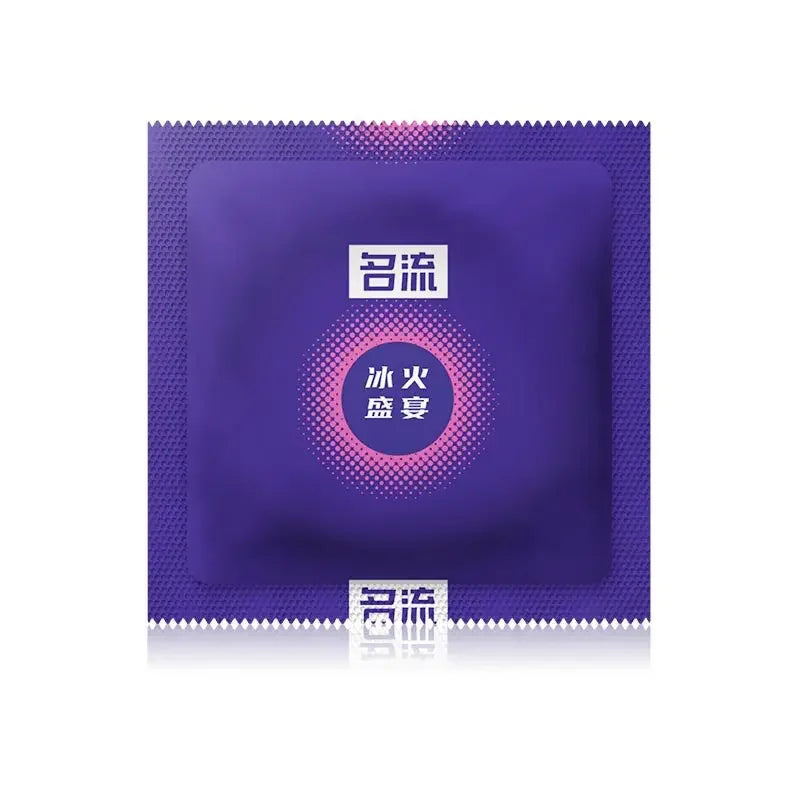 PERSONAGE Genuine Condoms Screw Thread Ice Fire Spike Dotted  Stimulation Orgasm Bump Condoms Safer Sex Products For Adult