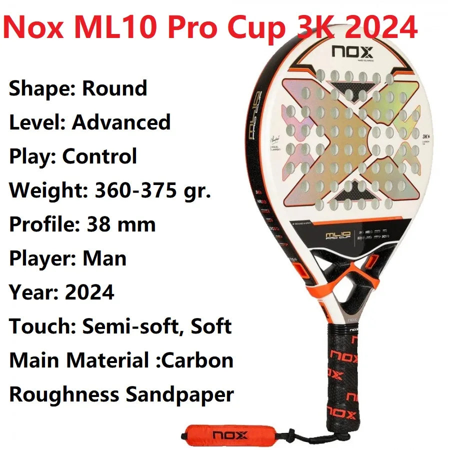 Nox 3D Carbon Fiber Power Racket, Stereo Structure Rebuild Tennis Hit Experience, Immersive Advanced Court, Tech Enabled 2023-26
