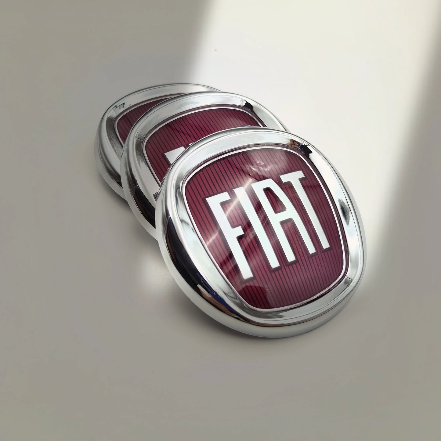 Logo Fiat Front Rear Badge Emblem 85mm 100mm 120mm 8.5cm 10cm 12cm for 500 Panda Punto Grande Doblo Ducato Bravo Tipo 595 600
