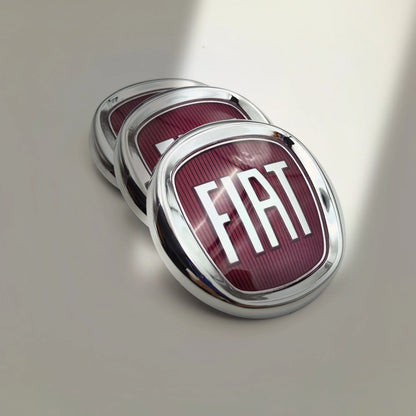 Logo Fiat Front Rear Badge Emblem 85mm 100mm 120mm 8.5cm 10cm 12cm for 500 Panda Punto Grande Doblo Ducato Bravo Tipo 595 600