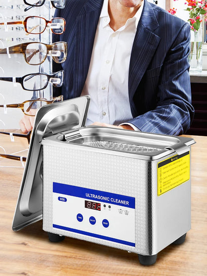 SucceBuy 800ml Ultrasonic Cleaner Portable Cleaning Washing Machine 35W Mini Lave-Dishes Ultrasound Bath Sonic Home Appliance