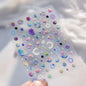 Ocean Shell Starfish Shell Conch Whale Dolphin Seahorse Coconut Tree Water Bubbles Self Adhesive Nail Art Sticker Manicure Decal