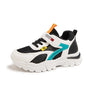 Kid Sneakers Sport Shoes for Boys Fashion Leather Children Breathable Mesh Comfort Shoes Casual Walking Outdoor Running Shoes