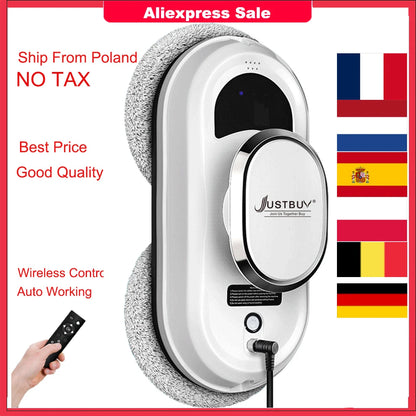 Window Robot Vacuum Cleaner Cleaning Electric Glass limpiacristales Remote Control Machine